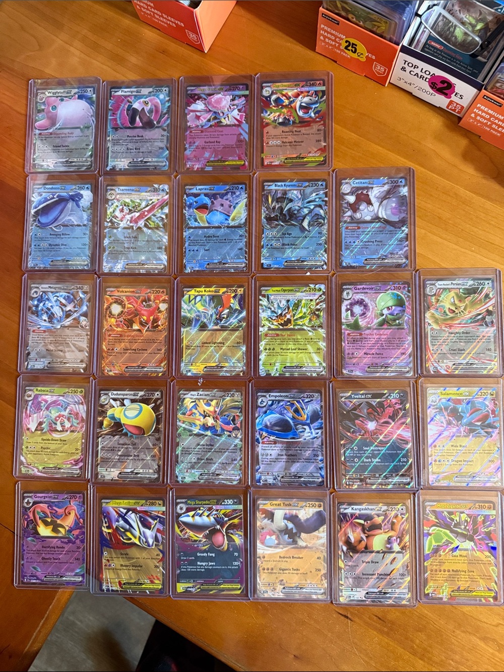 Pokemon Rainbow Holo EX/GX/V Collection - Multicolor 29 ex cards